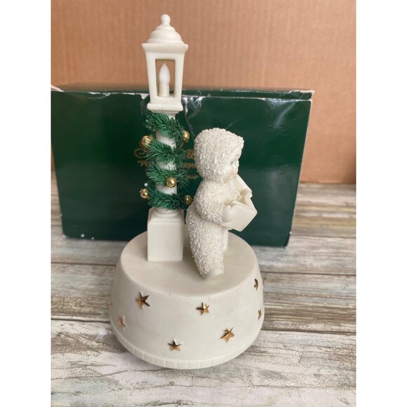 Department 56 Snowbabies “Perfect Harmony” Music Box Plays Silver Bells w/ Box - Picture 8 of 10